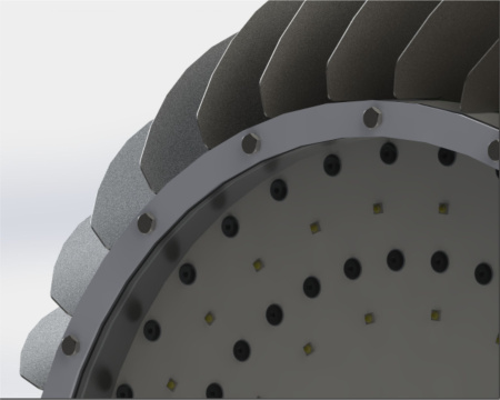 Промышленный светодиодный светильник ДСП01-180-001 Г50