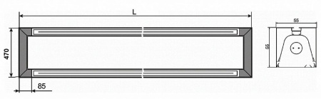 Светильник ZF-Q-LED-108ELT-1000 (3000К) Halla lighting черный