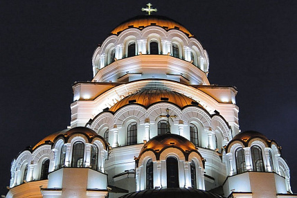 Архитектурное освещение храма